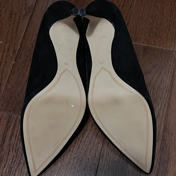 Beautiful DUNE LONDON black suede heels.  Never worn. Sz 7.5 - Picture 2 of 4